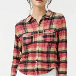 Gilly Hicks  Multicolor Plaid Shirt Photo 0