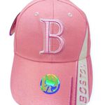 Bay State Apparel Boston massachusetts pink  baseball cap hat women 100% cotton Photo 1