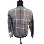 Rachel Zoe Blue Plaid Button Up Cardigan Sweater VNC Size Medium M Photo 1