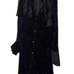 Vintage California Costumes Heavy Black Velvet Coat with Cape Size L Size L Photo 0