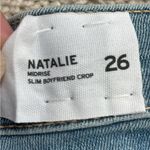 Hudson Jeans NWT Natalie Midrise boyfriend crop Photo 2