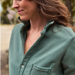 Frank & Eileen  - Eileen Relaxed Button Up Triple Fleece in Rosemary Photo 2