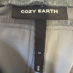 Cozy Earth Always Cropped Pants Nylon Stretch Oceanside Blue Medium Pull On Photo 5