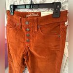 Universal Threads Universal thread mid-rise skinny Fall maple burnt orange corduroy pants NWT 2reg Photo 3