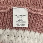 Davi & Dani Women Tunic Sweater L Rose Waffle Knit Cozy Balletcore Feminine NEW Photo 10