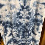 Faherty Delphina Sunwashed Tank Midi Dress Organic Cotton Tie Dye Size Small Blue Photo 7
