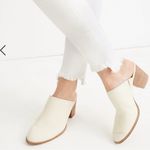 Madewell  Womens 29 Waist 10" High-Rise Jeans White‎ Step-Hem Frayed Button Fly Photo 6