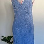 Emory park Blue Sleeveless Maxi Dress Photo 0