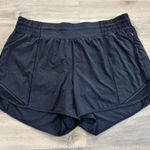 Lululemon Hotty Hot Short High-Rise Long 4" Women Size 12 Black Photo 0