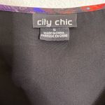 City Chic  Colorful Tribal Zipper Bust Tunic Dress S/14 Photo 2