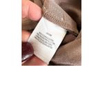 HALSTON 4 /S Satin Tie Pant High Waist Trouser Bow Hem Champagne 25" inseam Gold Photo 6