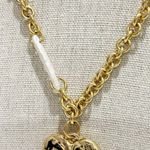 Coach  Gold Heart Charm Necklace NWT Photo 5