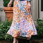 Farm Rio x Anthropologie Vibrance Leopard Animal Print Maxi Skirt Size XS Photo 11