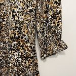Wilfred Aritzia Baroque Animal Print Mini Long Sleeve Dress Size 2 Photo 4