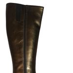 Donald Pliner Bronze Couture Antique Metallic Leather Full Zipper Boot NWT $425 Gold Size 8.5 Photo 4