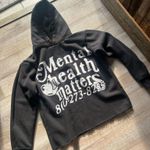 Euphoric mental health matters hoodie Black Photo 0