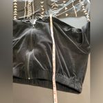 No Boundaries LOVE Y2K Velour Black Full Zip Crop Hoodie Women’s Sz XXL Vintage EUC Photo 5