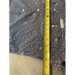 True Religion  Blue Pearl Snap Western Shirt Women’s S Pocket Collar Long Sleeve Photo 9