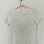 Y2K Heart Spiral Graphic T Shirt Womens Medium White Photo 7