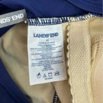 Lands' End  Blue Tropical Bathingsuit Photo 8