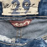 We The Free CRVY Denim Shorts with Raw Hem Size 29 Photo 4