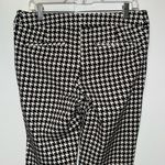 Old Navy  Pixie Chino Pants Stretch Cotton Women’s 10 Black & White Houndstooth Photo 5