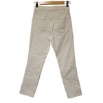 ZARA White High Rise Jeans Split Hem Euro Summer Minimalist Closet Staple Size 2 Photo 1