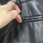 Faux Leather Wide Leg Trouser Large EUC Black Photo 12