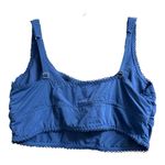 Lucky Brand Women’s Blue Longline Bralette, Padded, XL Photo 2