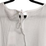 ANDIE NWT Magdalena Kaftan White Textured Short Sleeve Tie Back Loose Fit S/M Photo 2