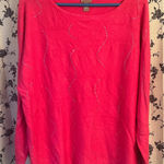 Chico's Hot Pink Sparkle Embellished Sweater Photo 0