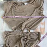 Lovers and Friends Encore Cut Out Neutral Taupe Maxi Party Dress Size Medium Photo 7