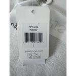 PJ SALVAGE Ivory Cable Knit Slippers Mules Cozy Loungewear Size L White Photo 7