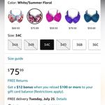 Victoria's Secret Victoria’s Secret Bombshell Bra Rhinestone Lingerie GLAM CZ 32C Black Purple Photo 7