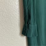 Madewell Smokey Spruce Button Down Novel Dress, Sz Large Photo 5