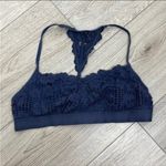 Aerie Blue Lace Bralette Size M Photo 3