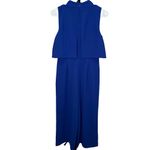 DKNY Bright Royal Blue Blouson Wide leg Jumpsuit Photo 7