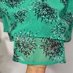 Lane Bryant NWT  Teal Floral Tank Top plus size 28 Photo 2