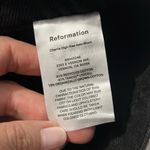 Reformation  Black Denim Shorts Size 25 NWT Photo 4