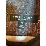 Romeo + Juliet Couture women’s charcoal gray turtleneck chunky knit sz M Photo 3