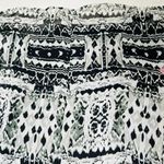 Show Me Your Mumu Women's Bohemian Dress S Black/White Tribal Print Short Sleeve Photo 8