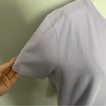 Life is Good Tee Shirt Top 100% Cotton Short Sleeve Travel Beach Lavender Purple Photo 2