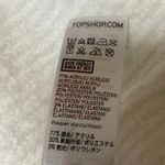 Topshop Women's White Ribbed Knit Turtleneck Long Sleeve Sweater Top Size 6 Photo 4