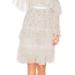 Needle & Thread Supernova Beaded Ruffle Dress Photo 4