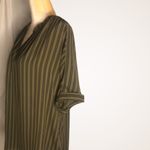 Worthington Career Lightweight  Olive Green Career Blouse Large Photo 1