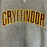 Harry Potter Wizarding World of  Sweatshirt Gryffindor Medium Gray Crewneck Patch Photo 3