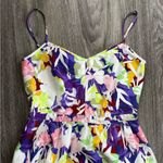 J.Crew Floral Print Dress - Purple, Pink, Yellow, Green Photo 4