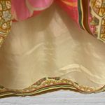 Hale Bob Silk Floral Boho Shift Dress S – Coral Pink Yellow Resort Photo 11