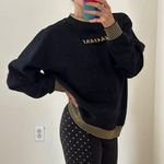 Vintage Caesar's Palace Black Embroidered Sweatshirt sz M/L Photo 5