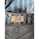 Free People We the Free Blue and White Striped Mom Short Photo 4